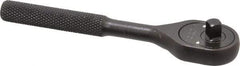 Proto - 1/4" Drive Pear Head Ratchet - Black Oxide Finish, 5" OAL, 24 Gear Teeth - Makers Industrial Supply