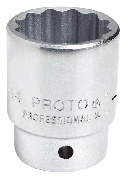 Blackhawk by Proto - 3/4" Drive, Standard Hand Socket - 12 Points, 2-45/64" OAL, Alloy Steel, Black Finish - Makers Industrial Supply