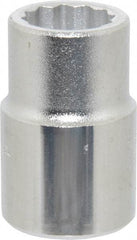 Proto - 3/4", 3/4" Drive, Standard Hand Socket - 12 Points, 2" OAL, Chrome Finish - Makers Industrial Supply