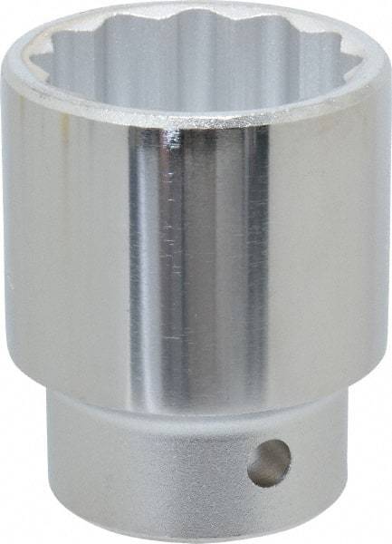 Proto - 1-1/2", 3/4" Drive, Standard Hand Socket - 12 Points, 2-13/32" OAL, Chrome Finish - Makers Industrial Supply