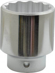 Proto - 3/8" Drive, Standard Hand Socket - 12 Points, 2-1/8" OAL, Chrome Finish - Makers Industrial Supply