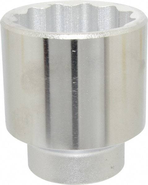 Proto - 2-1/8", 3/4" Drive, Standard Hand Socket - 12 Points, 3-9/32" OAL, Chrome Finish - Makers Industrial Supply