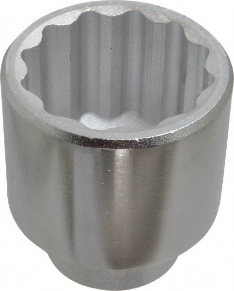 Proto - 2-1/4", 3/4" Drive, Standard Hand Socket - 12 Points, 3-13/32" OAL, Chrome Finish - Makers Industrial Supply