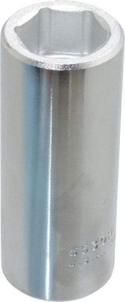 Proto - 15/16", 3/4" Drive, Deep Hand Socket - 6 Points, 3-1/2" OAL, Chrome Finish - Makers Industrial Supply