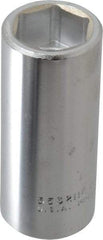 Proto - 1", 3/4" Drive, Deep Hand Socket - 6 Points, 3-1/2" OAL, Chrome Finish - Makers Industrial Supply