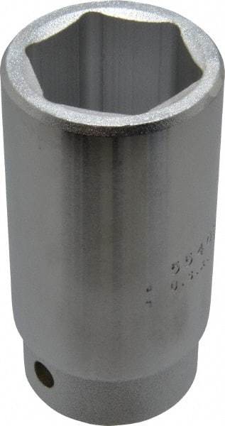 Proto - 1-1/4", 3/4" Drive, Deep Hand Socket - 6 Points, 3-1/2" OAL - Makers Industrial Supply