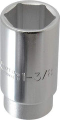 Proto - 1-3/8", 3/4" Drive, Deep Hand Socket - 6 Points, 3-1/2" OAL - Makers Industrial Supply