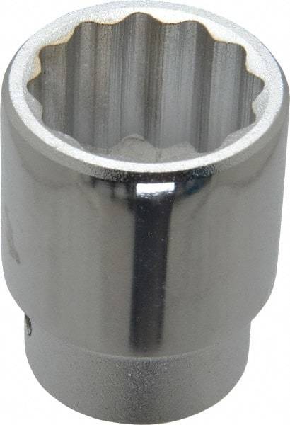 Proto - 3/4" Drive, Standard Hand Socket - 12 Points, 2-7/32" OAL, Chrome Finish - Makers Industrial Supply