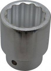 Proto - 3/4" Drive, Standard Hand Socket - 12 Points, 2-13/32" OAL, Chrome Finish - Makers Industrial Supply