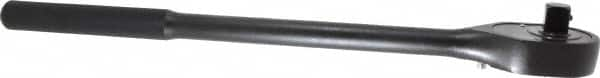 Proto - 3/4" Drive Pear Head Standard Ratchet - Black Oxide Finish, 20" OAL, 24 Gear Teeth, Standard Knurled Handle, Standard Head - Makers Industrial Supply