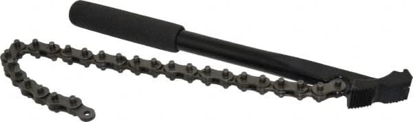 Proto - 4" Max Pipe Capacity, 16-1/4" Long, Chain Wrench - 12" Handle Length - Makers Industrial Supply