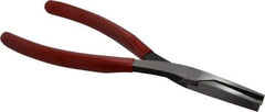 Proto - 7-25/32" OAL, 1-9/16" Jaw Length x 17/32" Jaw Width, Long Nose Duckbill Pliers - Serrated Jaw, Standard Head, Plastisol Handles - Makers Industrial Supply