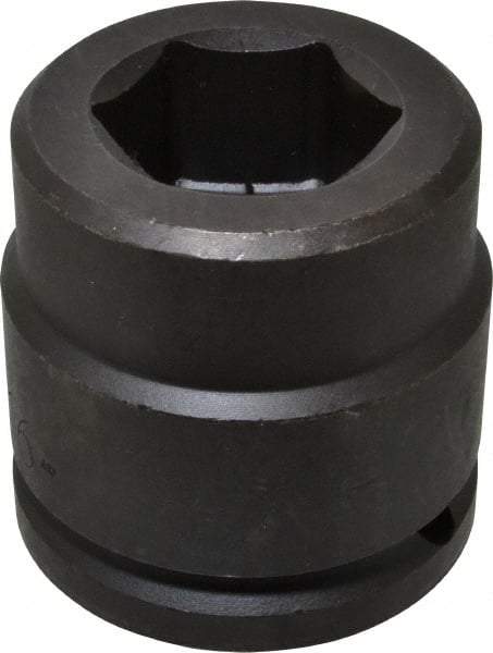 Proto - 1-1/2" Drive 1-11/16" Standard Impact Socket - 6 Points, 3-15/64" OAL - Makers Industrial Supply