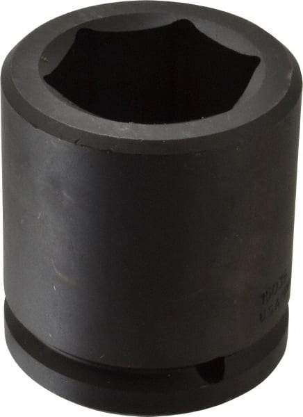 Proto - 1-1/2" Drive 2-3/16" Standard Impact Socket - 6 Points, 3-5/8" OAL - Makers Industrial Supply