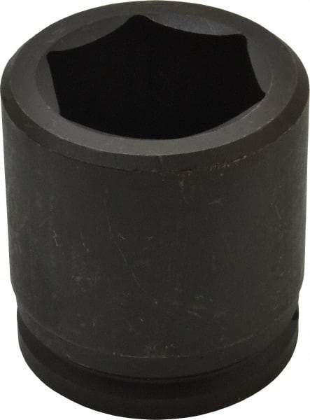 Proto - 1-1/2" Drive 2-1/2" Standard Impact Socket - 6 Points, 4" OAL - Makers Industrial Supply