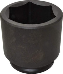 Proto - 1-1/2" Drive 4-1/4" Standard Impact Socket - 6 Points, 5-3/4" OAL - Makers Industrial Supply