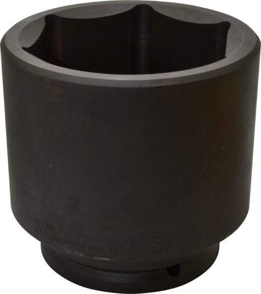 Proto - 1-1/2" Drive 4-3/4" Standard Impact Socket - 6 Points, 6-1/4" OAL - Makers Industrial Supply