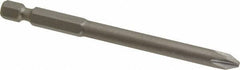 Irwin - #2 Phillips Screwdriver Bit - 1/4" Hex Drive, 3-1/2" OAL - Makers Industrial Supply