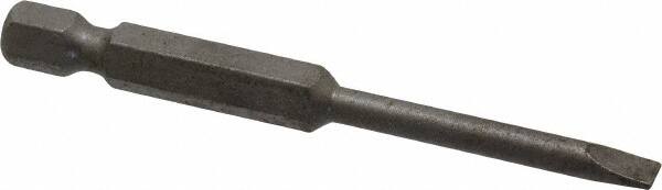 Irwin - 5/32" Slotted Screwdriver Bit - 1/4" Hex Drive, 2-3/4" OAL - Makers Industrial Supply