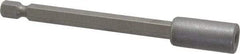 Irwin - 1/4" Slotted Screwdriver Bit - 1/4" Hex Drive, 3-3/4" OAL - Makers Industrial Supply