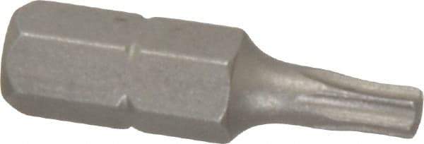 Irwin - 1/4" Drive T15 Torx Screwdriver Bit - 1" OAL, Insert Bit - Makers Industrial Supply