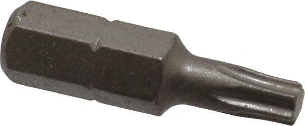 Irwin - 1/4" Drive T20 Torx Screwdriver Bit - 1" OAL, Insert Bit - Makers Industrial Supply