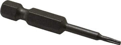 Irwin - T6 Torx Bit - 1/4" Hex Drive, 1-15/16" OAL - Makers Industrial Supply