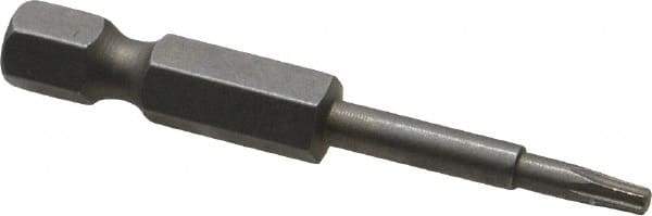 Irwin - T8 Torx Bit - 1/4" Hex Drive, 1-15/16" OAL - Makers Industrial Supply