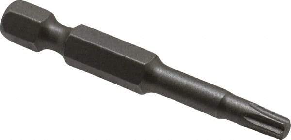 Irwin - T20 Torx Bit - 1/4" Hex Drive, 1-15/16" OAL - Makers Industrial Supply