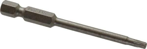 Irwin - T15 Torx Bit - 1/4" Hex Drive, 2-3/4" OAL - Makers Industrial Supply