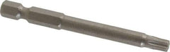 Irwin - T27 Torx Bit - 1/4" Hex Drive, 2-3/4" OAL - Makers Industrial Supply