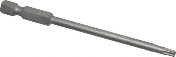 Irwin - T10 Torx Bit - 1/4" Hex Drive, 3-1/2" OAL - Makers Industrial Supply