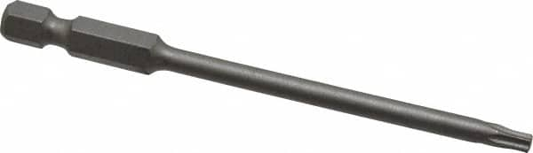 Irwin - T15 Torx Bit - 1/4" Hex Drive, 3-1/2" OAL - Makers Industrial Supply