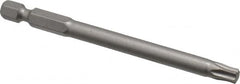 Irwin - T30 Torx Bit - 1/4" Hex Drive, 3-1/2" OAL - Makers Industrial Supply