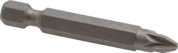 Irwin - PZ.2 Posidriv Screwdriver Bit - 1/4" Hex Drive, 1-15/16" OAL - Makers Industrial Supply