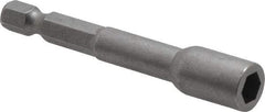 Irwin - 1/4" Nonmagnetic Nutsetter - 1/4" Hex Drive, 2-9/16" OAL - Makers Industrial Supply