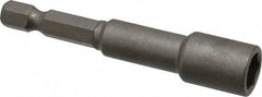 Irwin - 5/16" Nonmagnetic Nutsetter - 1/4" Hex Drive, 2-9/16" OAL - Makers Industrial Supply