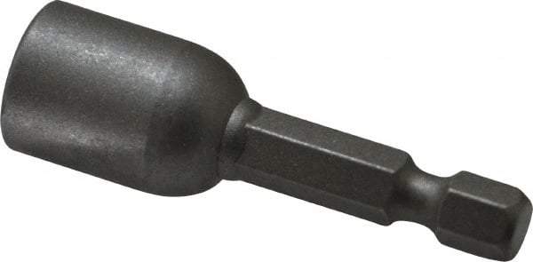 Irwin - 3/8" Magnetic Nutsetter - 1/4" Hex Drive, 1-7/8" OAL, 9/16" Socket Nose Diam - Makers Industrial Supply