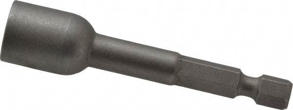 Irwin - 3/8" Magnetic Nutsetter - 1/4" Hex Drive, 2-9/16" OAL, 9/16" Socket Nose Diam - Makers Industrial Supply