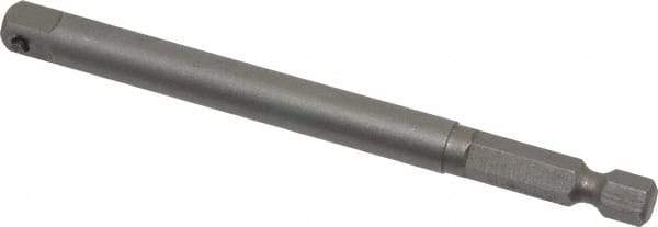 Irwin - 1/4" Hex to Square Adapter - 1/4" Hex Drive, 4" OAL - Makers Industrial Supply