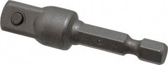 Irwin - 3/8" Square Size Hex to Square Adapter - 1/4" Hex Drive, 2" OAL - Makers Industrial Supply