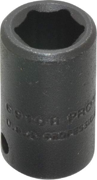 Proto - 1/4" Drive 5/16" Standard Impact Socket - 6 Points, 7/8" OAL - Makers Industrial Supply