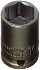 Proto - 1/4" Drive 4mm Standard Impact Socket - 6 Points, 7/8" OAL - Makers Industrial Supply