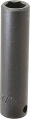 Proto - 3/8" Drive 7/16" Deep Impact Socket - 6 Points, 2-3/4" OAL - Makers Industrial Supply