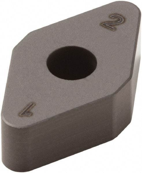 Seco - DNMA332 Grade CBN300 PCBN Turning Insert - Uncoated, 55° Diamond, 3/8" Inscr Circle, 3/16" Thick, 1/32" Corner Radius - Makers Industrial Supply