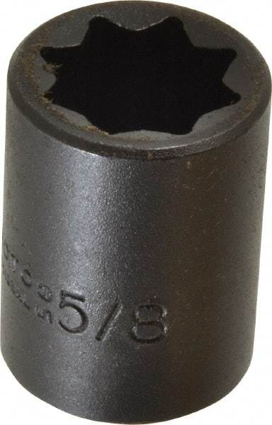 Proto - 1/2" Drive 5/8" Standard Impact Socket - 8 Points, 1-1/2" OAL - Makers Industrial Supply