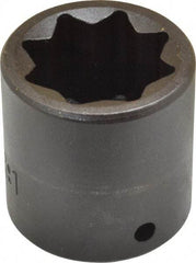 Proto - 1/2" Drive 1" Standard Impact Socket - 8 Points, 1-3/4" OAL - Makers Industrial Supply