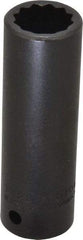 Proto - 1/2" Drive 11/16" Deep Impact Socket - 12 Points, 3-1/4" OAL - Makers Industrial Supply