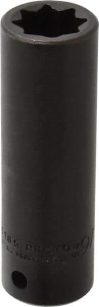 Proto - 1/2" Drive 9/16" Deep Impact Socket - 8 Points, 3-1/4" OAL - Makers Industrial Supply