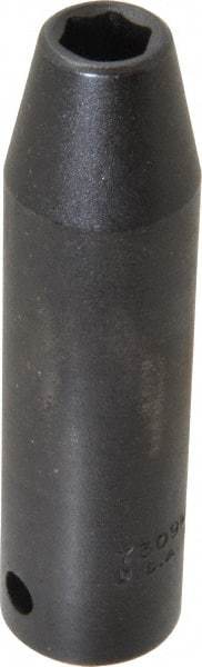 Proto - 1/2" Drive 9mm Deep Impact Socket - 6 Points, 3-1/4" OAL - Makers Industrial Supply